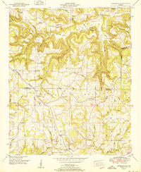 Lawrence Cove Alabama Historical topographic map, 1:24000 scale, 7.5 X 7.5 Minute, Year 1951