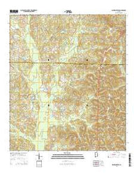 Lawrenceville Alabama Current topographic map, 1:24000 scale, 7.5 X 7.5 Minute, Year 2014