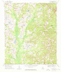 Lawrenceville Alabama Historical topographic map, 1:24000 scale, 7.5 X 7.5 Minute, Year 1969