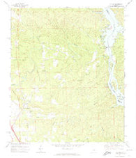 Lay Dam Alabama Historical topographic map, 1:24000 scale, 7.5 X 7.5 Minute, Year 1971