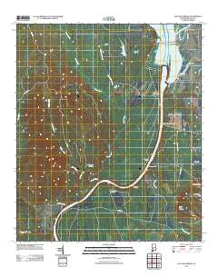 Lee Long Bridge Alabama Historical topographic map, 1:24000 scale, 7.5 X 7.5 Minute, Year 2011