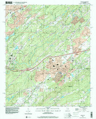 Leeds Alabama Historical topographic map, 1:24000 scale, 7.5 X 7.5 Minute, Year 1998