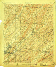 Leeds Alabama Historical topographic map, 1:62500 scale, 15 X 15 Minute, Year 1907