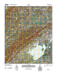 Leesburg Alabama Historical topographic map, 1:24000 scale, 7.5 X 7.5 Minute, Year 2011