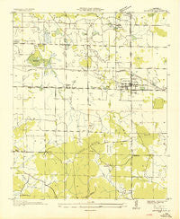 Leighton Alabama Historical topographic map, 1:24000 scale, 7.5 X 7.5 Minute, Year 1936