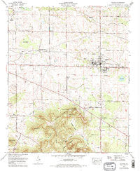 Leighton Alabama Historical topographic map, 1:24000 scale, 7.5 X 7.5 Minute, Year 1971