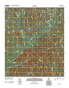 Leon Alabama Historical topographic map, 1:24000 scale, 7.5 X 7.5 Minute, Year 2011