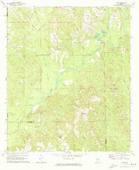Leon Alabama Historical topographic map, 1:24000 scale, 7.5 X 7.5 Minute, Year 1971