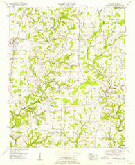 Lexington Alabama Historical topographic map, 1:24000 scale, 7.5 X 7.5 Minute, Year 1952