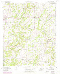 Lexington Alabama Historical topographic map, 1:24000 scale, 7.5 X 7.5 Minute, Year 1952