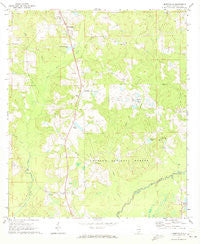 Libertyville Alabama Historical topographic map, 1:24000 scale, 7.5 X 7.5 Minute, Year 1971