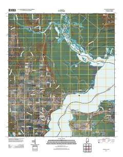 Lillian Alabama Historical topographic map, 1:24000 scale, 7.5 X 7.5 Minute, Year 2011