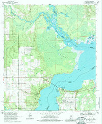 Lillian Alabama Historical topographic map, 1:24000 scale, 7.5 X 7.5 Minute, Year 1970