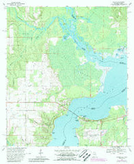 Lillian Alabama Historical topographic map, 1:24000 scale, 7.5 X 7.5 Minute, Year 1970