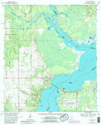 Lillian Alabama Historical topographic map, 1:24000 scale, 7.5 X 7.5 Minute, Year 1970