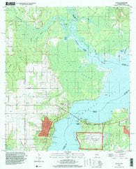 Lillian Alabama Historical topographic map, 1:24000 scale, 7.5 X 7.5 Minute, Year 1994