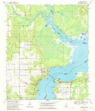 Lillian Alabama Historical topographic map, 1:24000 scale, 7.5 X 7.5 Minute, Year 1970