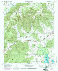Lim Rock Alabama Historical topographic map, 1:24000 scale, 7.5 X 7.5 Minute, Year 1947
