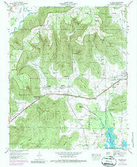 Lim Rock Alabama Historical topographic map, 1:24000 scale, 7.5 X 7.5 Minute, Year 1947