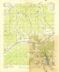 Lim Rock Alabama Historical topographic map, 1:24000 scale, 7.5 X 7.5 Minute, Year 1936