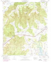 Lim Rock Alabama Historical topographic map, 1:24000 scale, 7.5 X 7.5 Minute, Year 1947
