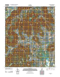 Lim Rock Alabama Historical topographic map, 1:24000 scale, 7.5 X 7.5 Minute, Year 2011