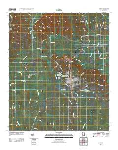 Linden Alabama Historical topographic map, 1:24000 scale, 7.5 X 7.5 Minute, Year 2011
