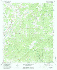 Lineville East Alabama Historical topographic map, 1:24000 scale, 7.5 X 7.5 Minute, Year 1970