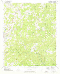 Lineville East Alabama Historical topographic map, 1:24000 scale, 7.5 X 7.5 Minute, Year 1970