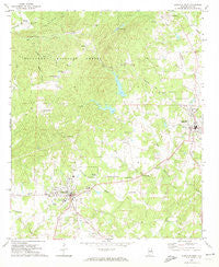Lineville West Alabama Historical topographic map, 1:24000 scale, 7.5 X 7.5 Minute, Year 1969