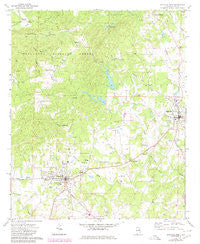 Lineville West Alabama Historical topographic map, 1:24000 scale, 7.5 X 7.5 Minute, Year 1969