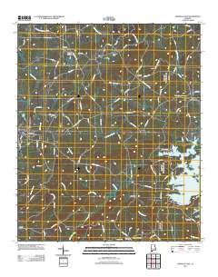 Lineville East Alabama Historical topographic map, 1:24000 scale, 7.5 X 7.5 Minute, Year 2011
