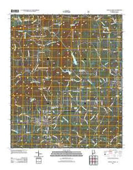Lineville West Alabama Historical topographic map, 1:24000 scale, 7.5 X 7.5 Minute, Year 2011