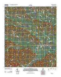 Lisman Alabama Historical topographic map, 1:24000 scale, 7.5 X 7.5 Minute, Year 2011