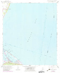 Little Dauphin Island Alabama Historical topographic map, 1:24000 scale, 7.5 X 7.5 Minute, Year 1958