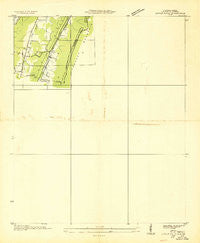 Little Falls Alabama Historical topographic map, 1:24000 scale, 7.5 X 7.5 Minute, Year 1936