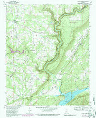 Little River Alabama Historical topographic map, 1:24000 scale, 7.5 X 7.5 Minute, Year 1967