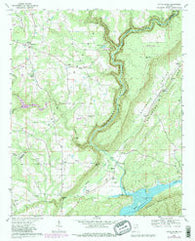 Little River Alabama Historical topographic map, 1:24000 scale, 7.5 X 7.5 Minute, Year 1967