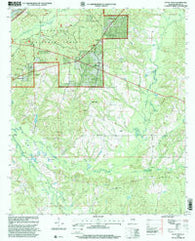 Little Texas Alabama Historical topographic map, 1:24000 scale, 7.5 X 7.5 Minute, Year 1998