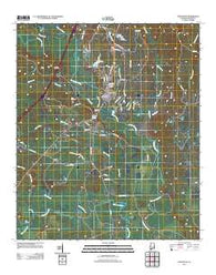 Livingston Alabama Historical topographic map, 1:24000 scale, 7.5 X 7.5 Minute, Year 2011