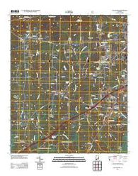 Loachapoka Alabama Historical topographic map, 1:24000 scale, 7.5 X 7.5 Minute, Year 2011