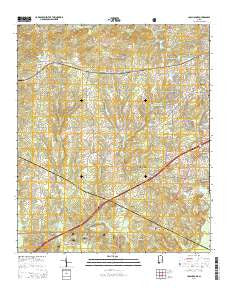 Loachapoka Alabama Current topographic map, 1:24000 scale, 7.5 X 7.5 Minute, Year 2014