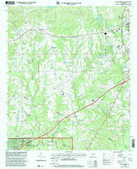 Loachapoka Alabama Historical topographic map, 1:24000 scale, 7.5 X 7.5 Minute, Year 1998