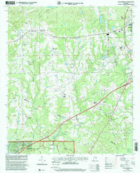 Loachapoka Alabama Historical topographic map, 1:24000 scale, 7.5 X 7.5 Minute, Year 1998