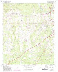 Loachapoka Alabama Historical topographic map, 1:24000 scale, 7.5 X 7.5 Minute, Year 1971