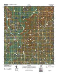 Loango Alabama Historical topographic map, 1:24000 scale, 7.5 X 7.5 Minute, Year 2011