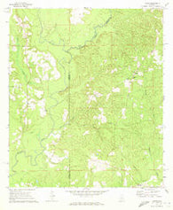 Loango Alabama Historical topographic map, 1:24000 scale, 7.5 X 7.5 Minute, Year 1971