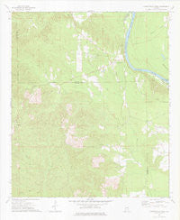 Lower Peach Tree Alabama Historical topographic map, 1:24000 scale, 7.5 X 7.5 Minute, Year 1973