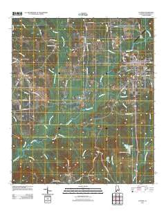 Luverne Alabama Historical topographic map, 1:24000 scale, 7.5 X 7.5 Minute, Year 2011