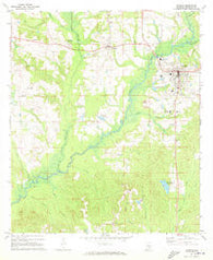 Luverne Alabama Historical topographic map, 1:24000 scale, 7.5 X 7.5 Minute, Year 1971